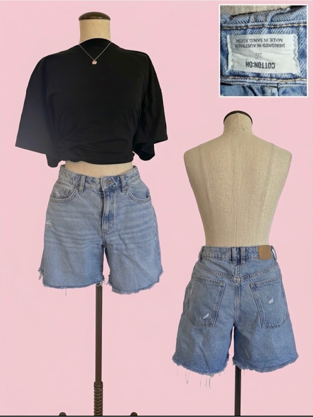 jean shorts!